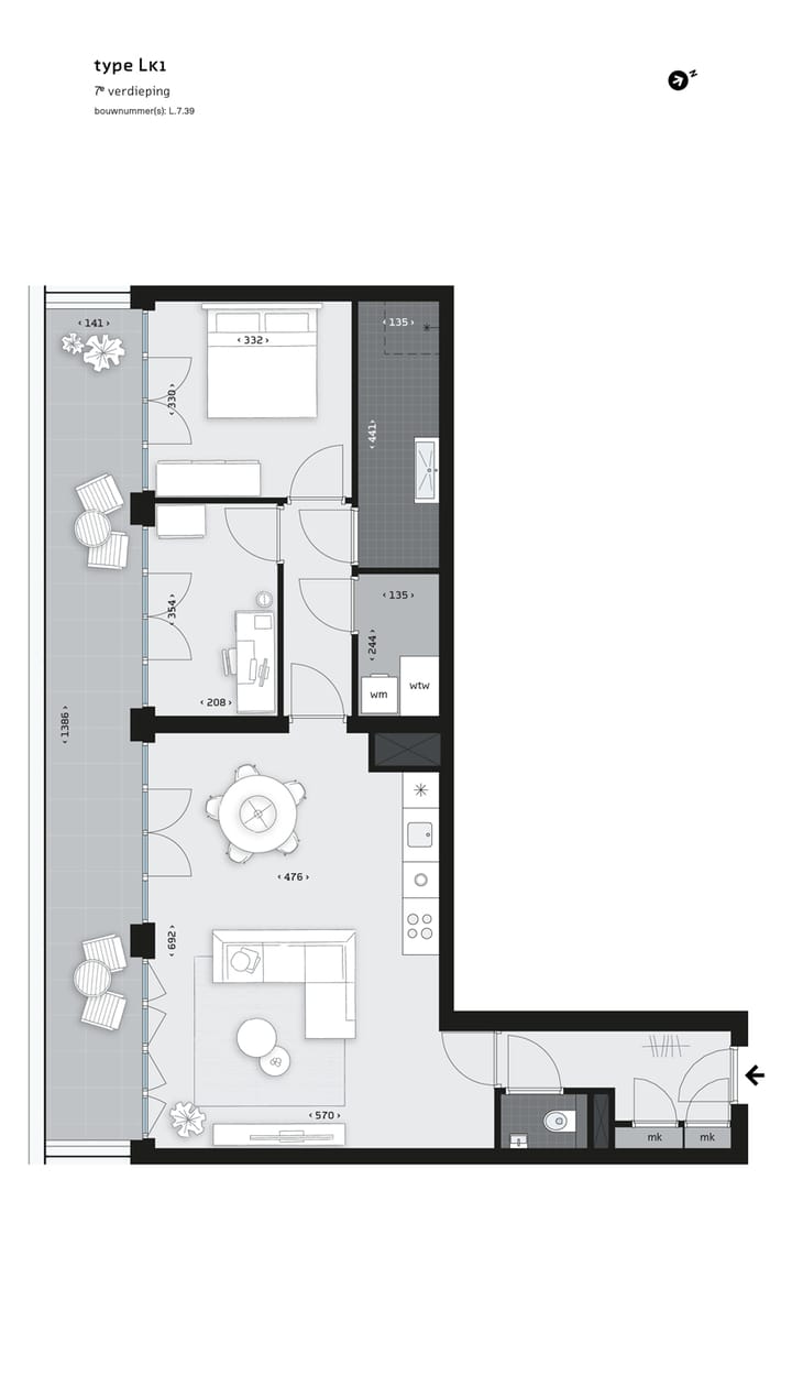 Foto 2 van Up North Laan Lk (Bouwnr. L7-39)