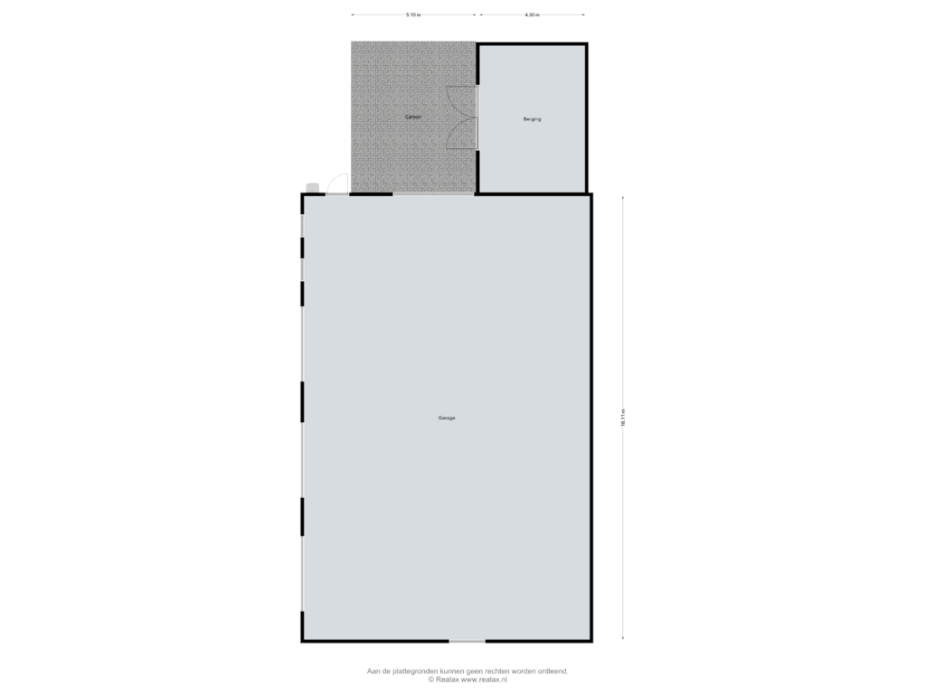 Bekijk plattegrond van Garage van Drosteweg 9