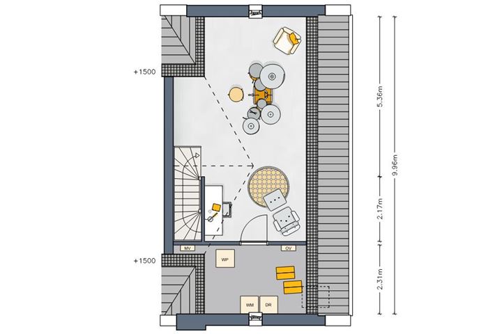 Bekijk foto 5 van Twee-onder-een-kapwoningen (Bouwnr. 2)