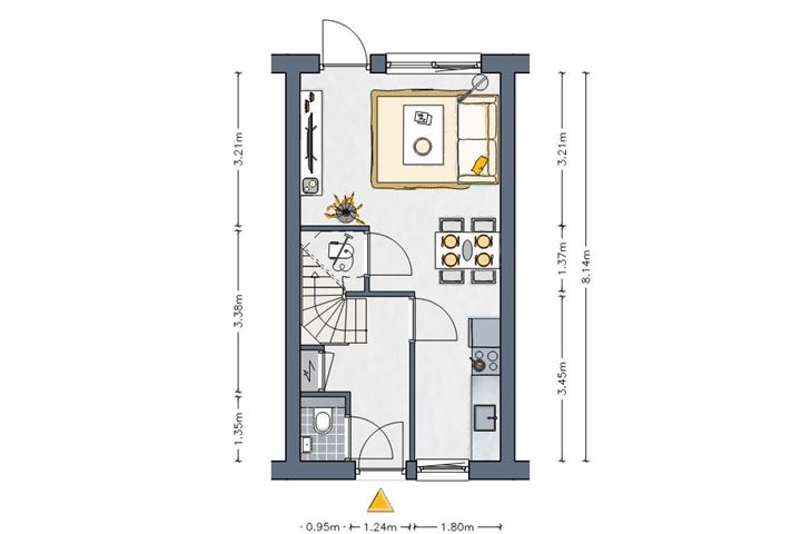 Bekijk foto 3 van Tussenwoning (starter) (Bouwnr. 4)