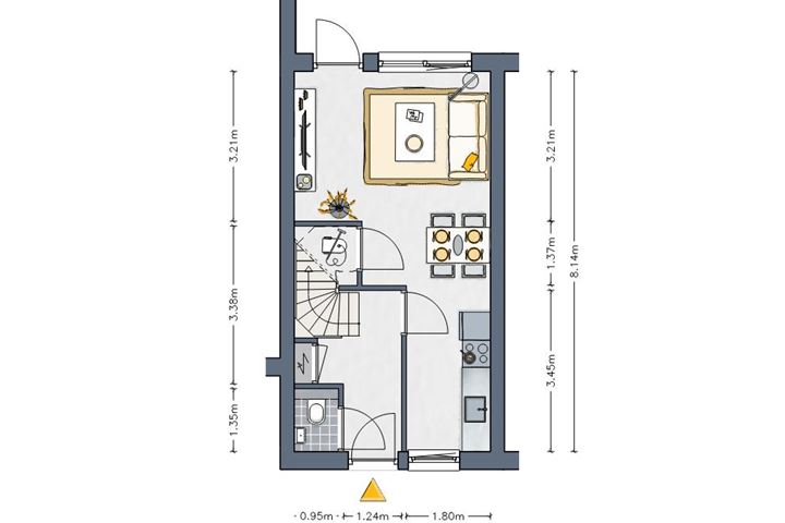 View photo 3 of Tussenwoning (starter) (Bouwnr. 7)