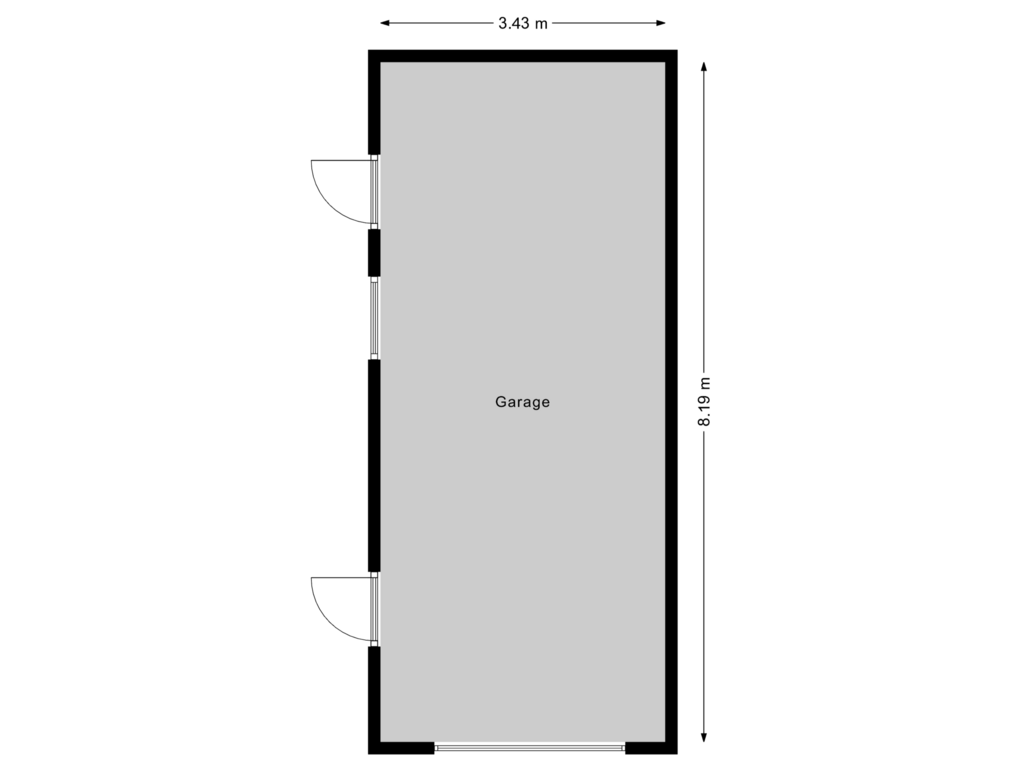 Bekijk plattegrond van Garage van Rijkenstraat 1