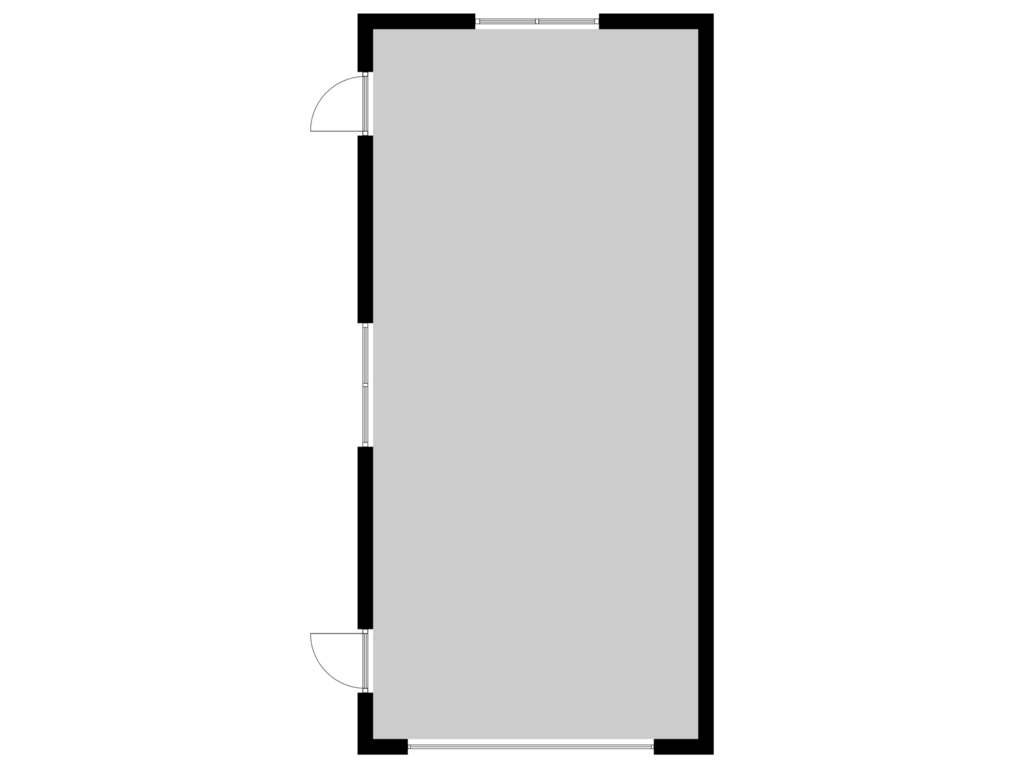 View floorplan of Garage of Helvoirtsestraat 43