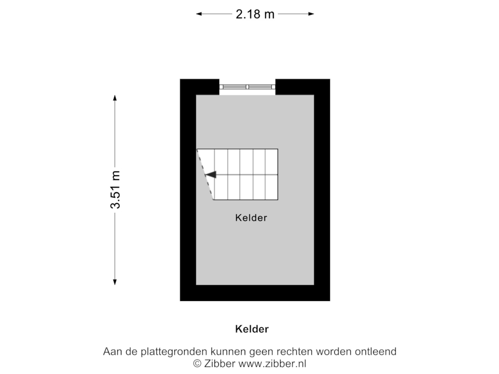 Bekijk plattegrond van Kelder van Hogewaldstraat 17