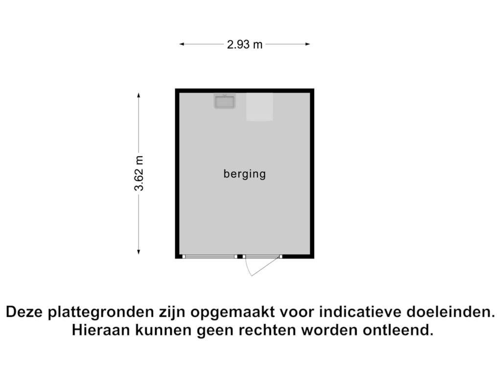 Bekijk plattegrond van Berging1 van van Dijklaan 21