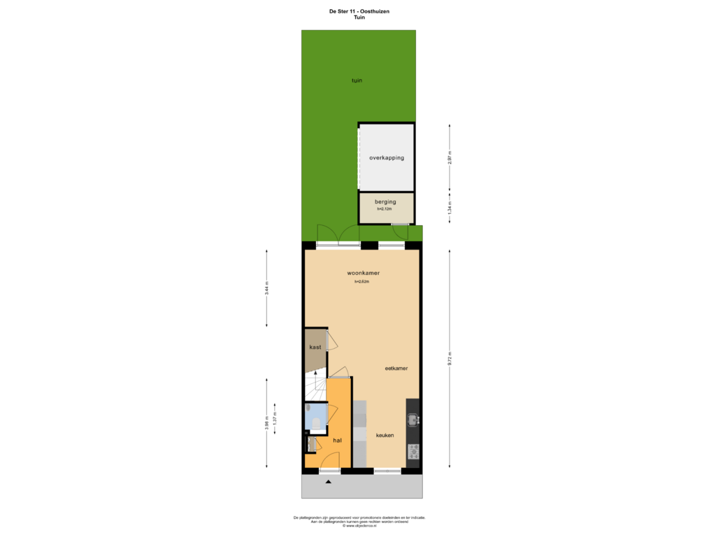 Bekijk plattegrond van TUIN van De Ster 11