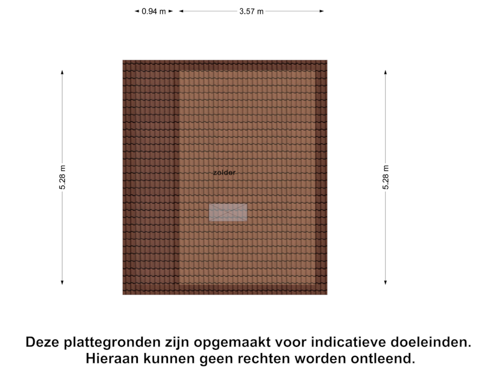 Bekijk plattegrond van Zolder van Duinwijklaan 19