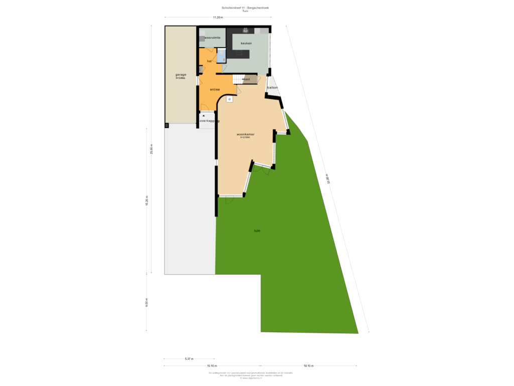 Bekijk plattegrond van TUIN van Scholtendreef 11