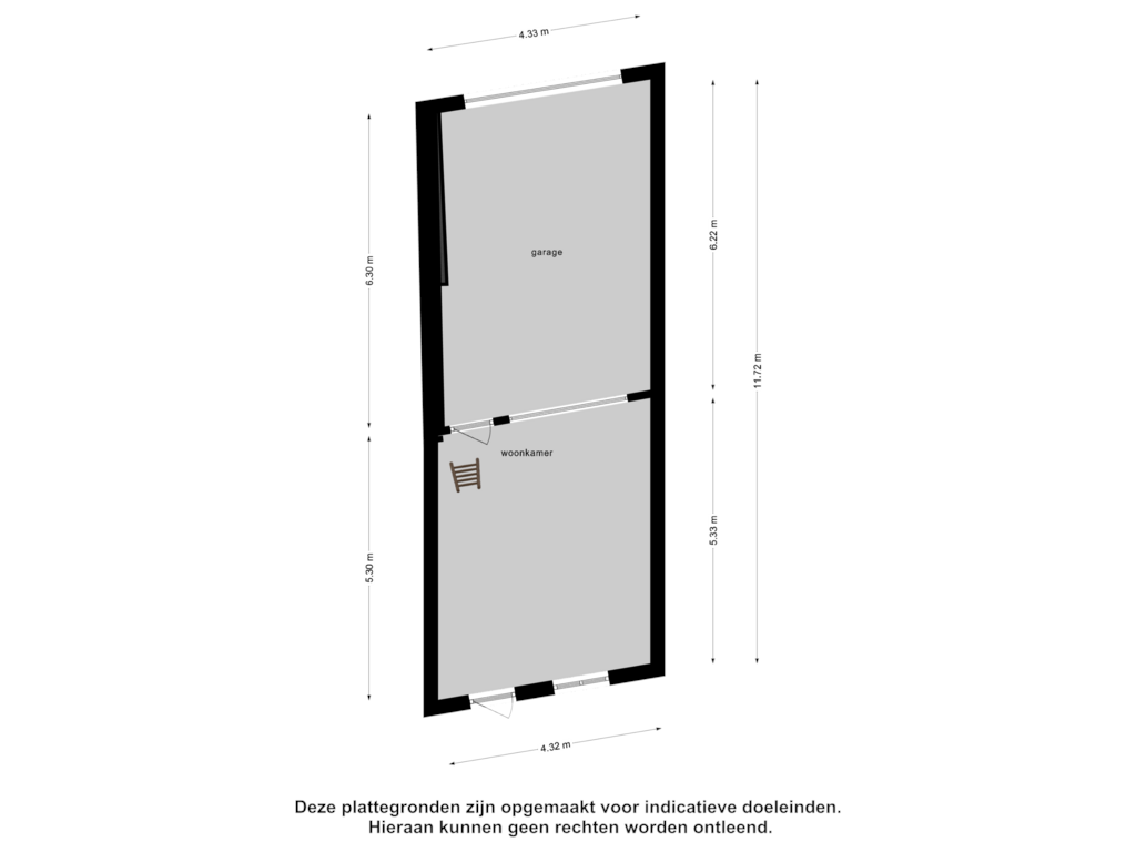 Bekijk plattegrond van Garage van Steenstraat 29