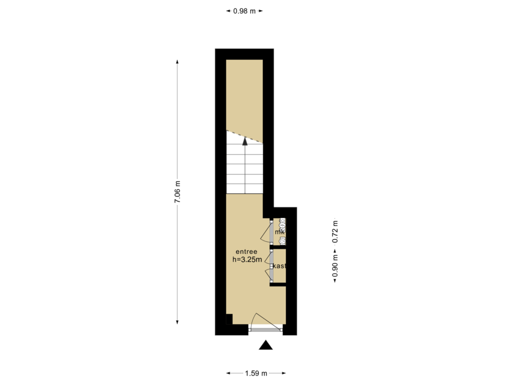 View floorplan of Begane Grond of Scheepvaartstraat 6-H1