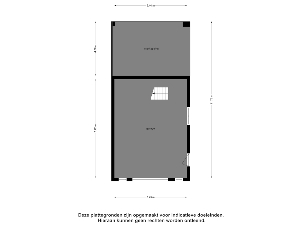 Bekijk plattegrond van Garage van Middelburgseweg 27