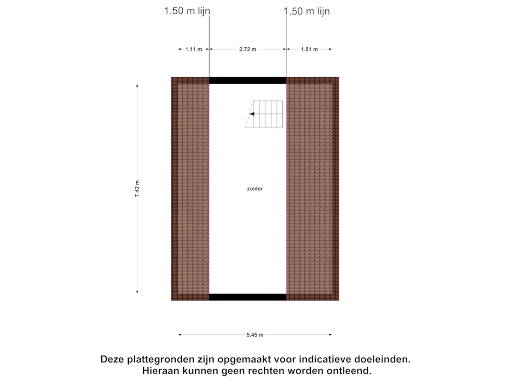 Bekijk plattegrond van Zolder van Middelburgseweg 27