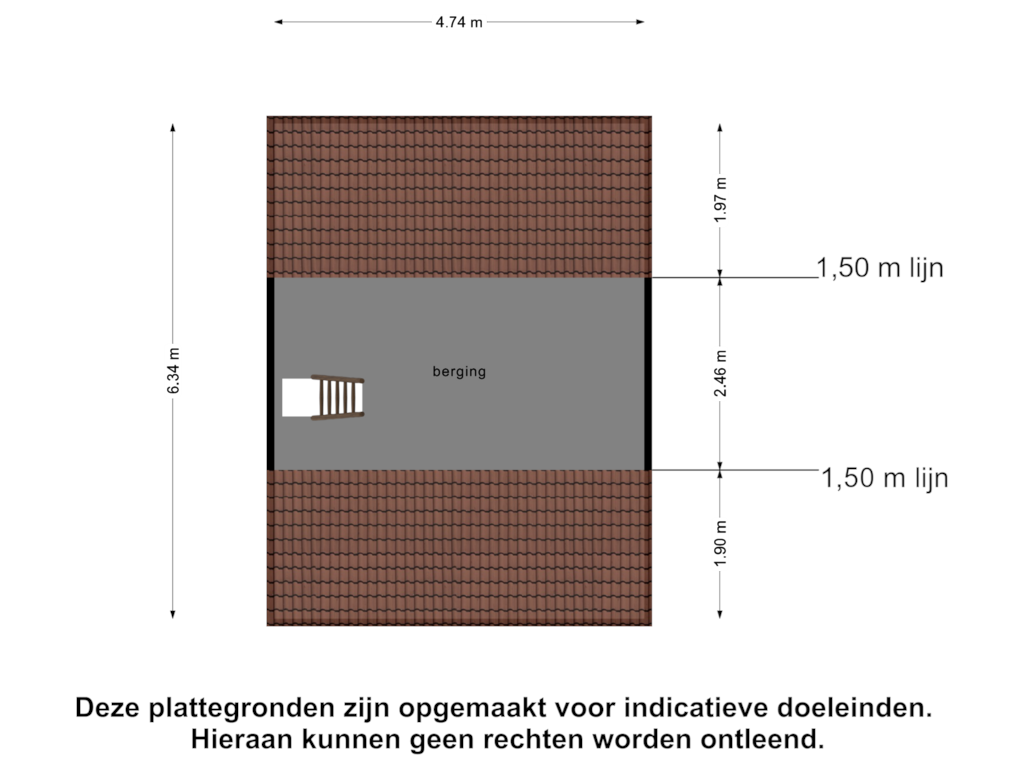 Bekijk plattegrond van Zolder van Middelburgseweg 27