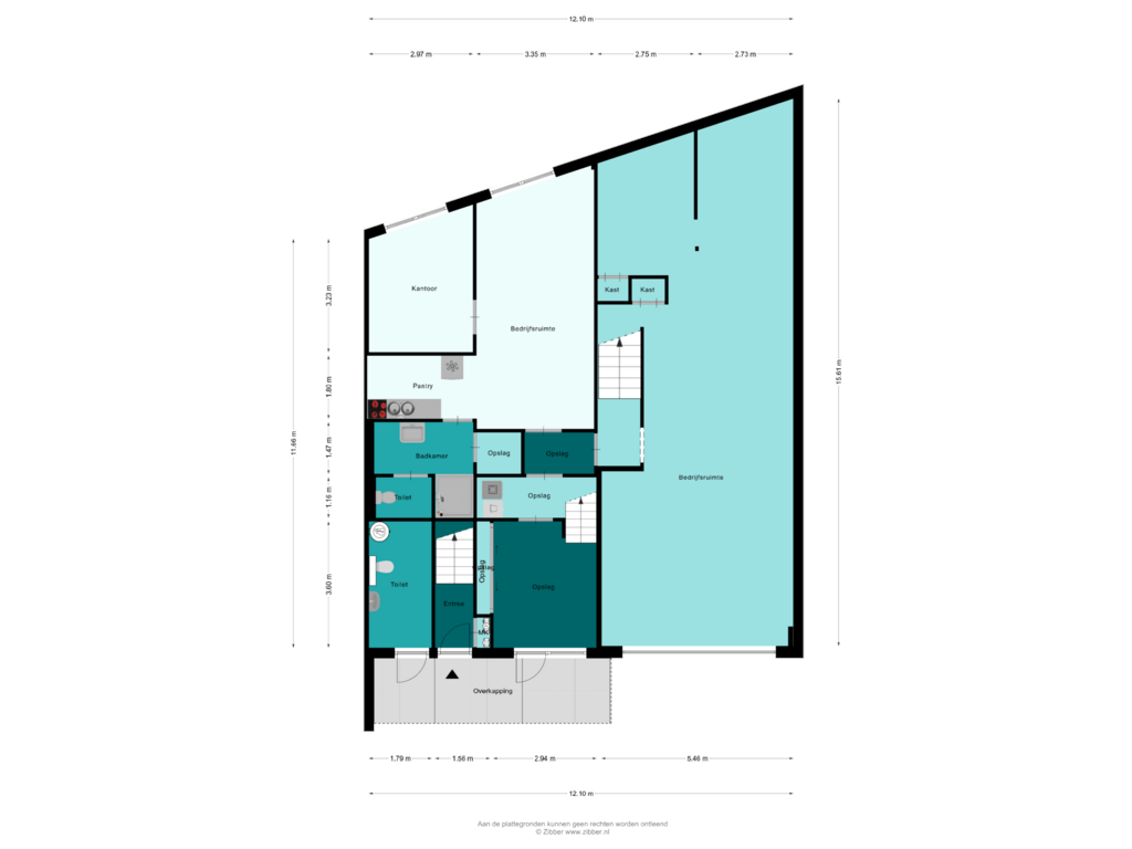 Bekijk plattegrond van Begane Grond van Vaartdijk 3-R