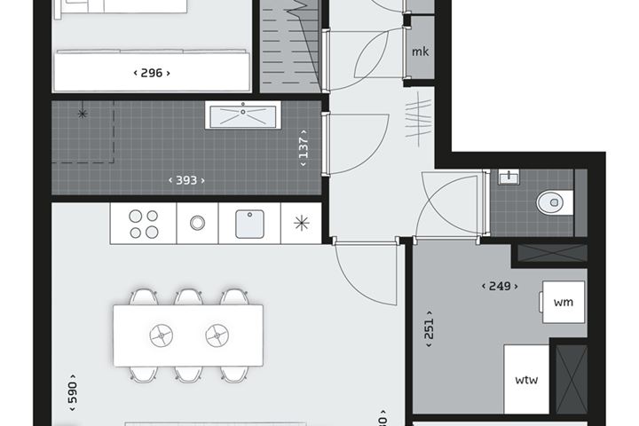 View photo 3 of Up North Park appartement met dakterras Pu (Bouwnr. P4-33)