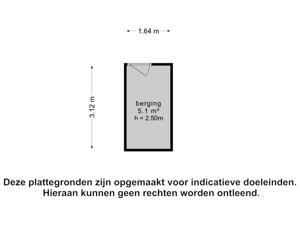 Bekijk plattegrond van berging van Burgemeester van Alphenstraat 55-F13