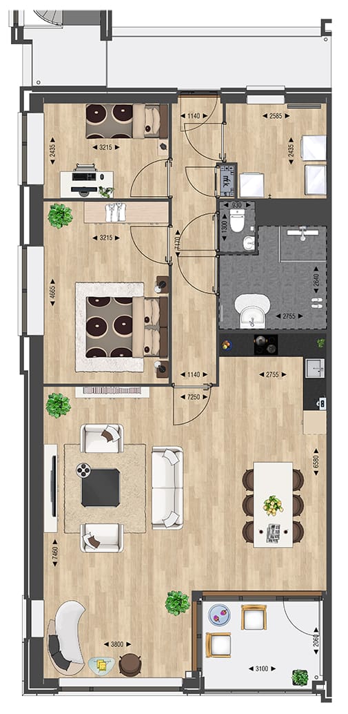 Foto 14 van Oosteinderkwartier - LAATSTE APPARTEMENT BESCHIKBAAR