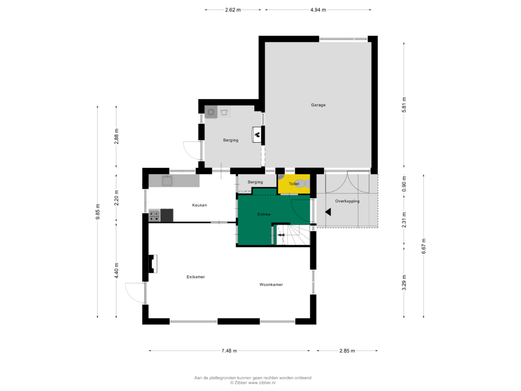 Bekijk plattegrond van Begane Grond van Stationsweg 19