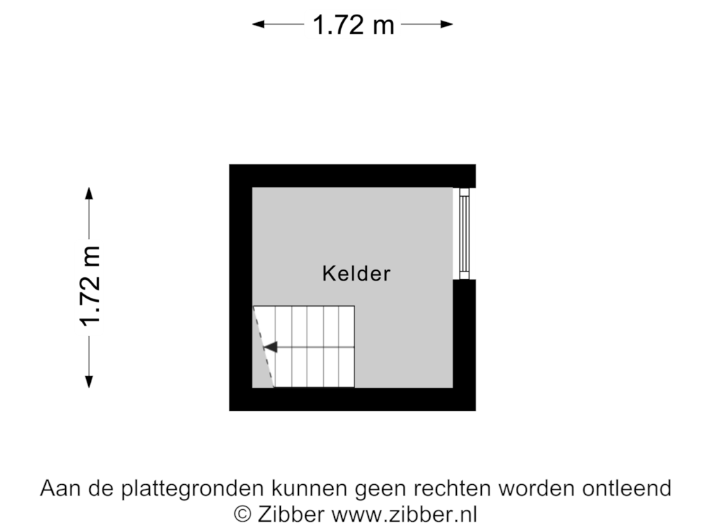 Bekijk plattegrond van Kelder van Stationsweg 19