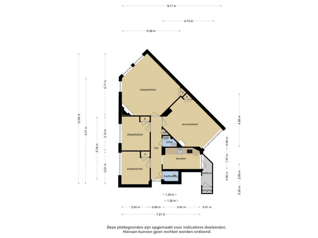 Bekijk plattegrond van Appartement van Johan Gramstraat 56