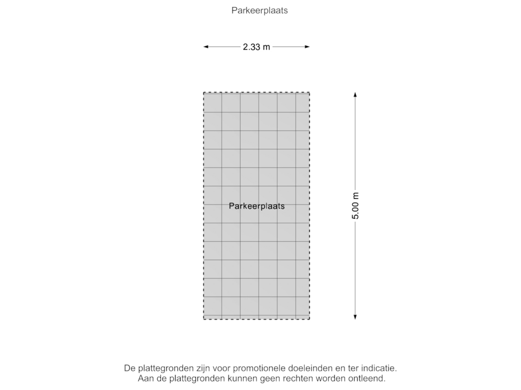 Bekijk plattegrond van Parkeerplaats van Paradijsplein 58