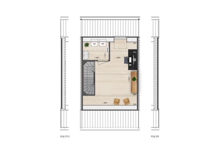 Bekijk foto 7 van 't Haags Hofje Breda Type B10 (Bouwnr. 10)