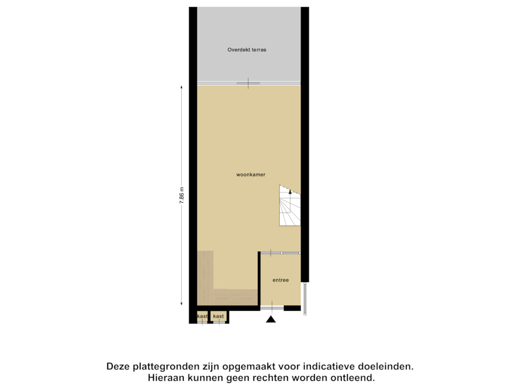 View floorplan of Begane Grond of Hageweg "'t Centrum" 239