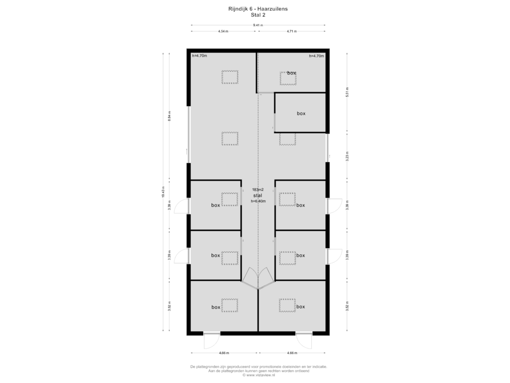 Bekijk plattegrond van STAL2 van Rijndijk 6