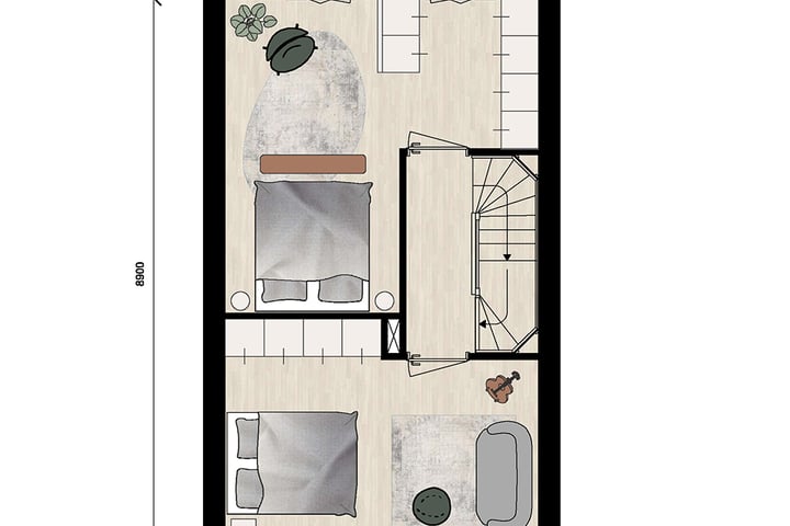 Bekijk foto 5 van Herenhuis extra hoog- Type B5 (Bouwnr. 53)