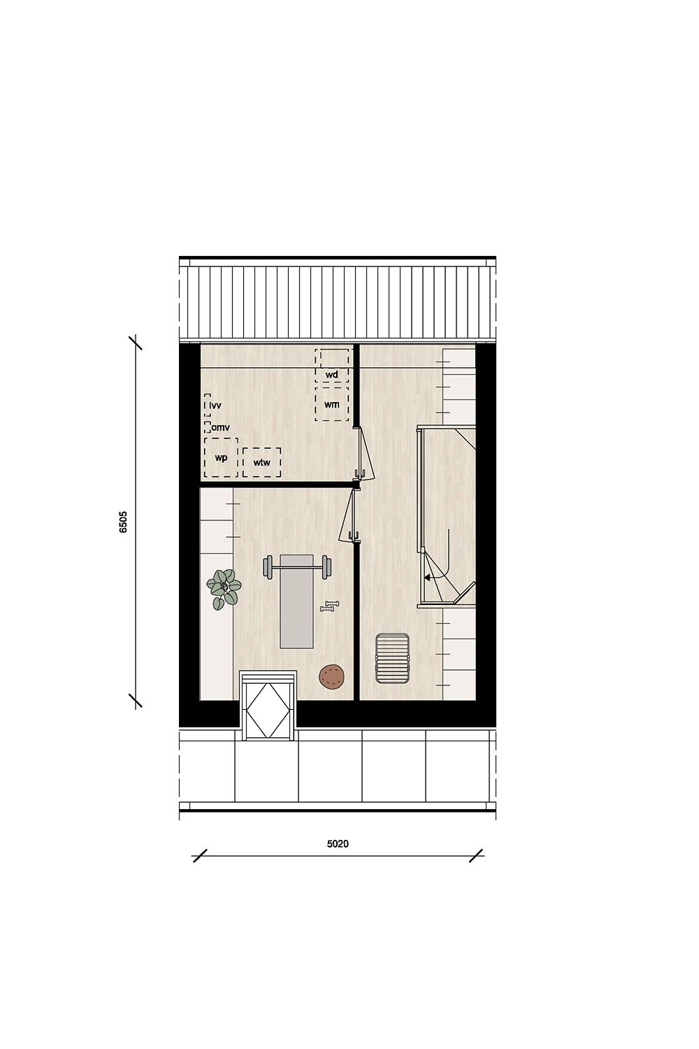 Photo 6 of Herenhuis extra hoog- Type B5 (Bouwnr. 53)