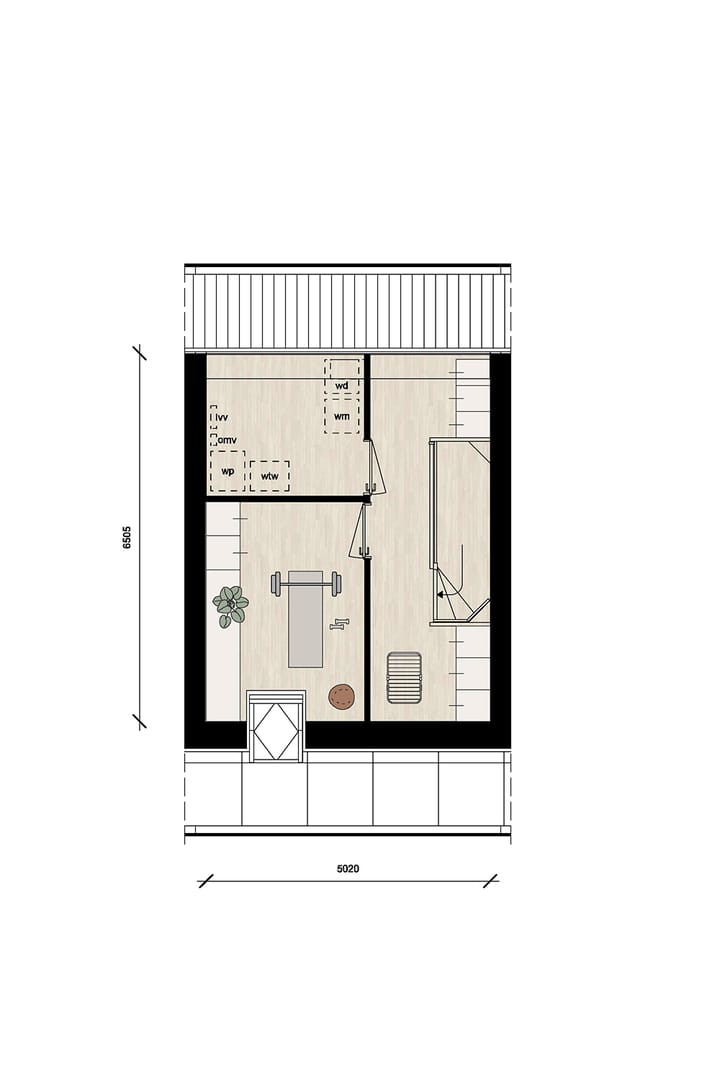 Photo 6 of Herenhuis extra hoog- Type B5 (Bouwnr. 53)