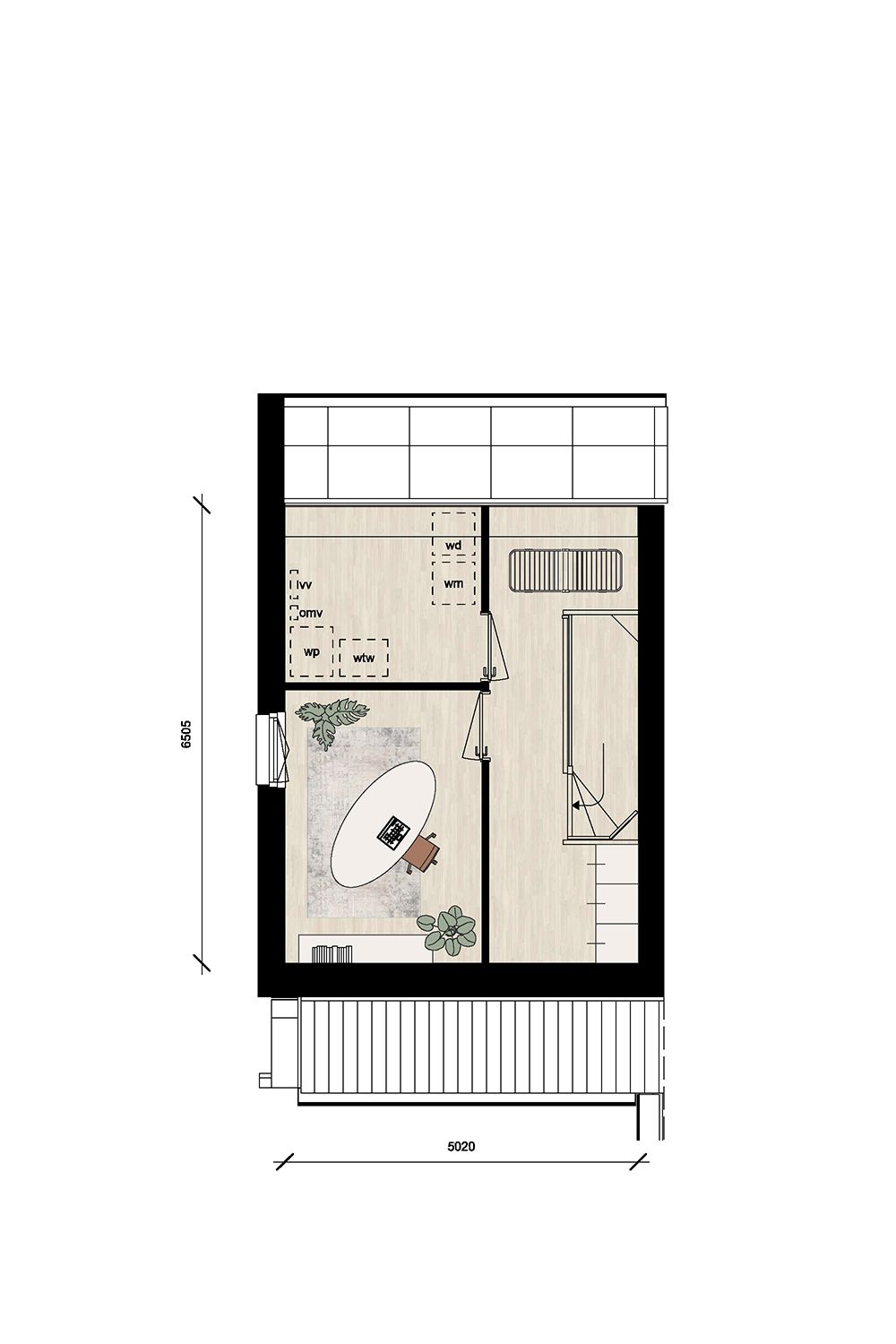Foto 7 van Herenhuis extra hoog - Type B2 (Bouwnr. 52)