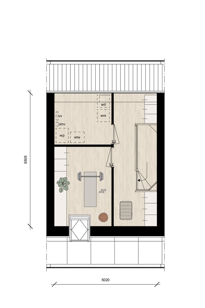 Photo 7 of Herenhuis extra hoog - Type B2 (Bouwnr. 48)