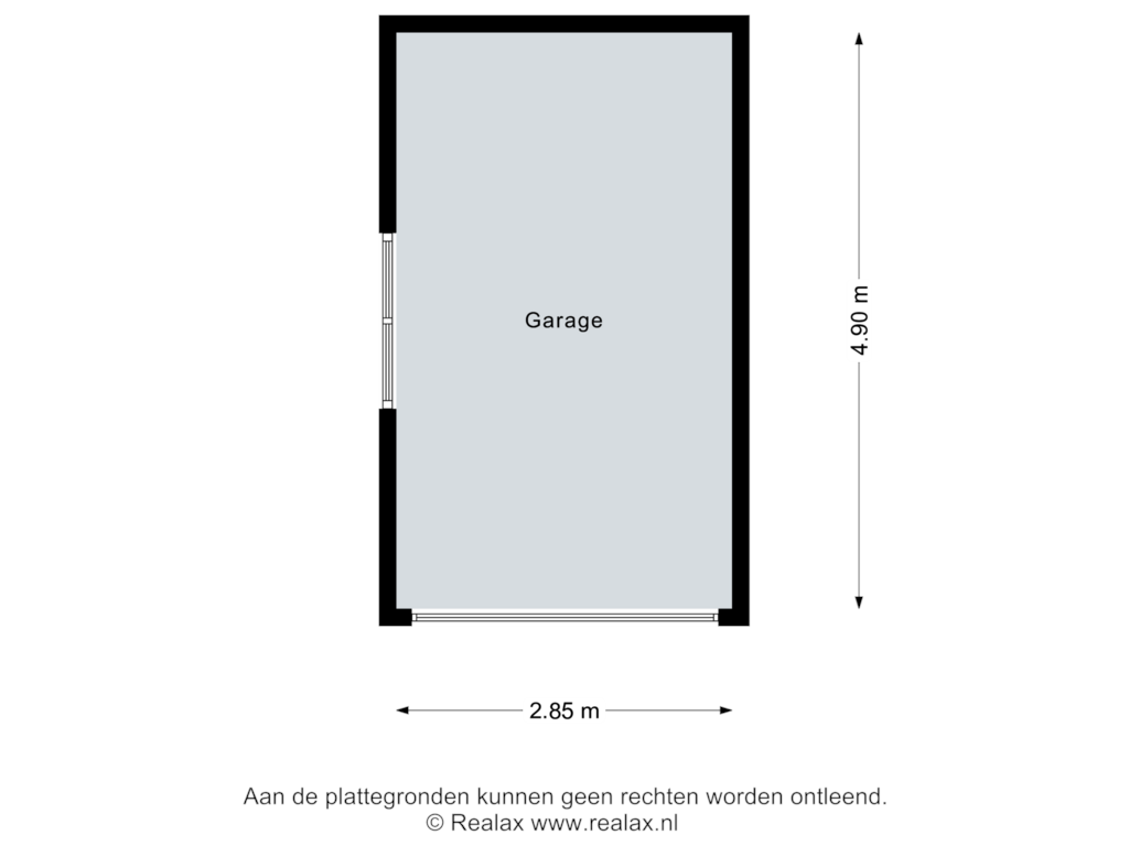 Bekijk plattegrond van Garage van de Joncheerelaan 26-A