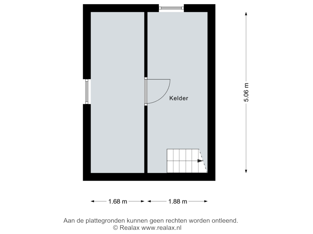 Bekijk plattegrond van Kelder van de Joncheerelaan 26-A