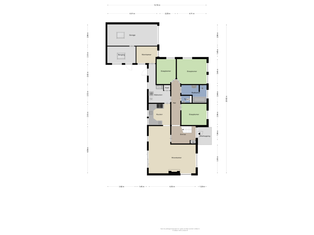 View floorplan of Begane Grond of Elsakkerpad 3