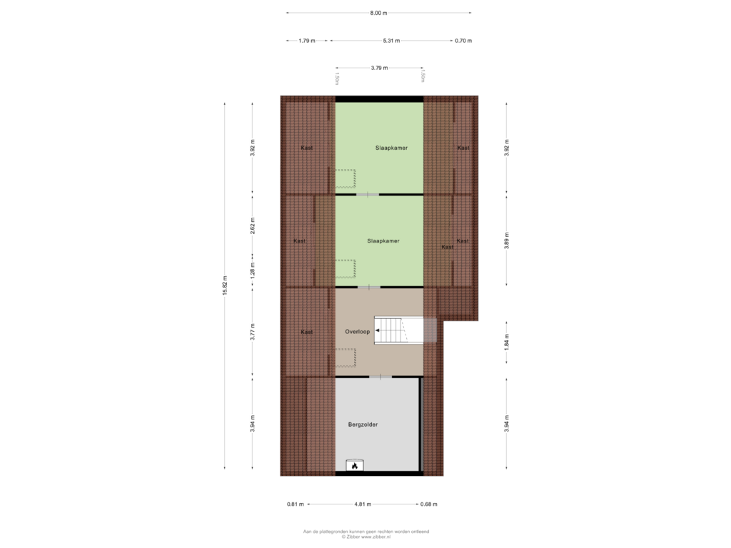 View floorplan of Eerste Verdieping of Elsakkerpad 3