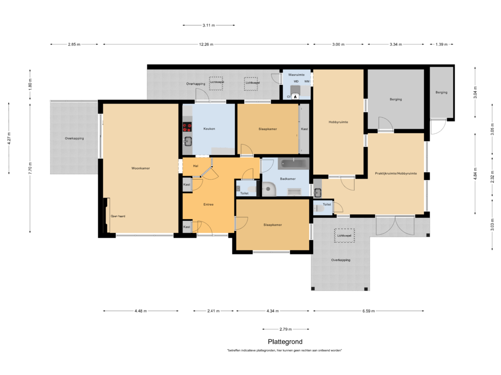 Bekijk plattegrond van Plattegrond van Veilig Oord 52