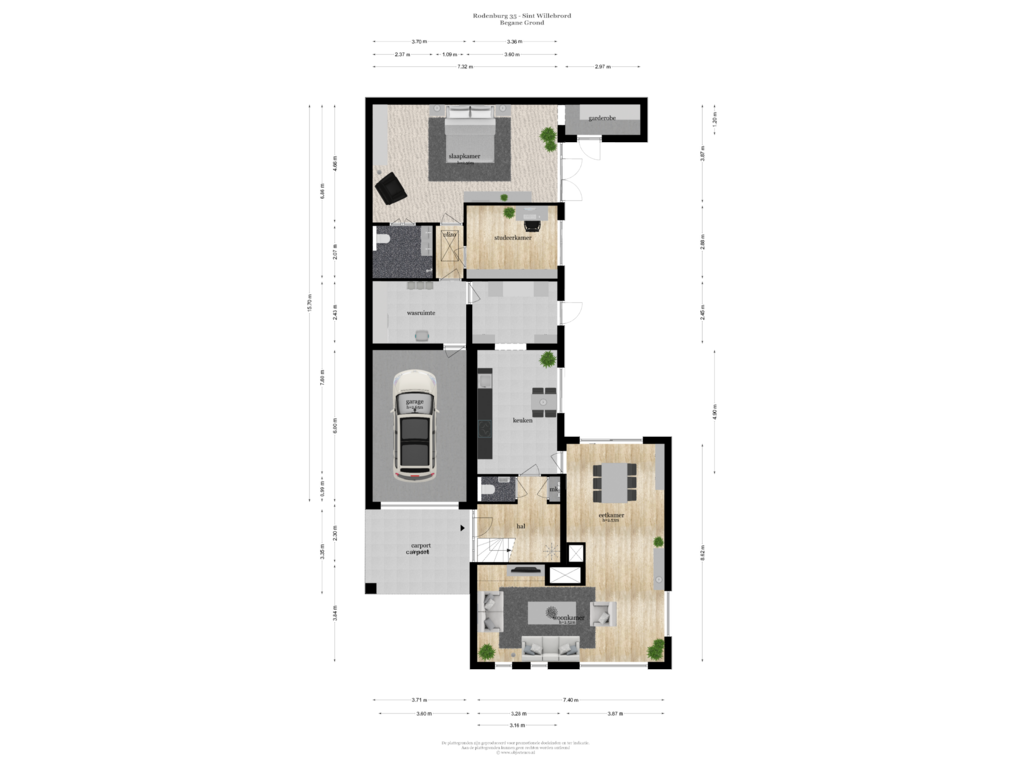 Bekijk plattegrond van BEGANE GROND van Rodenburg 35