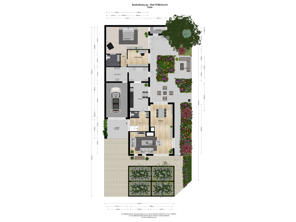 Bekijk plattegrond van TUIN van Rodenburg 35