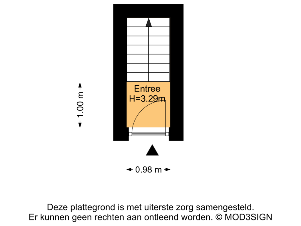 View floorplan of Begane grond of Rijksstraatweg 36-A