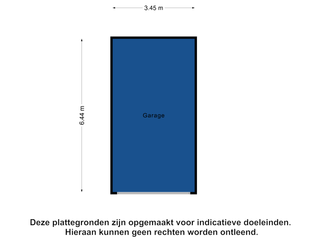 Bekijk plattegrond van Garage van Aelbrechtskade 49-A