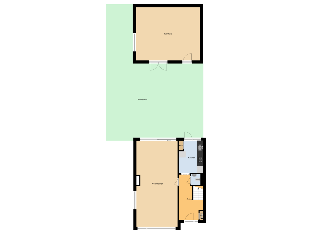 Bekijk plattegrond van floor 0 van Anjerstraat 56