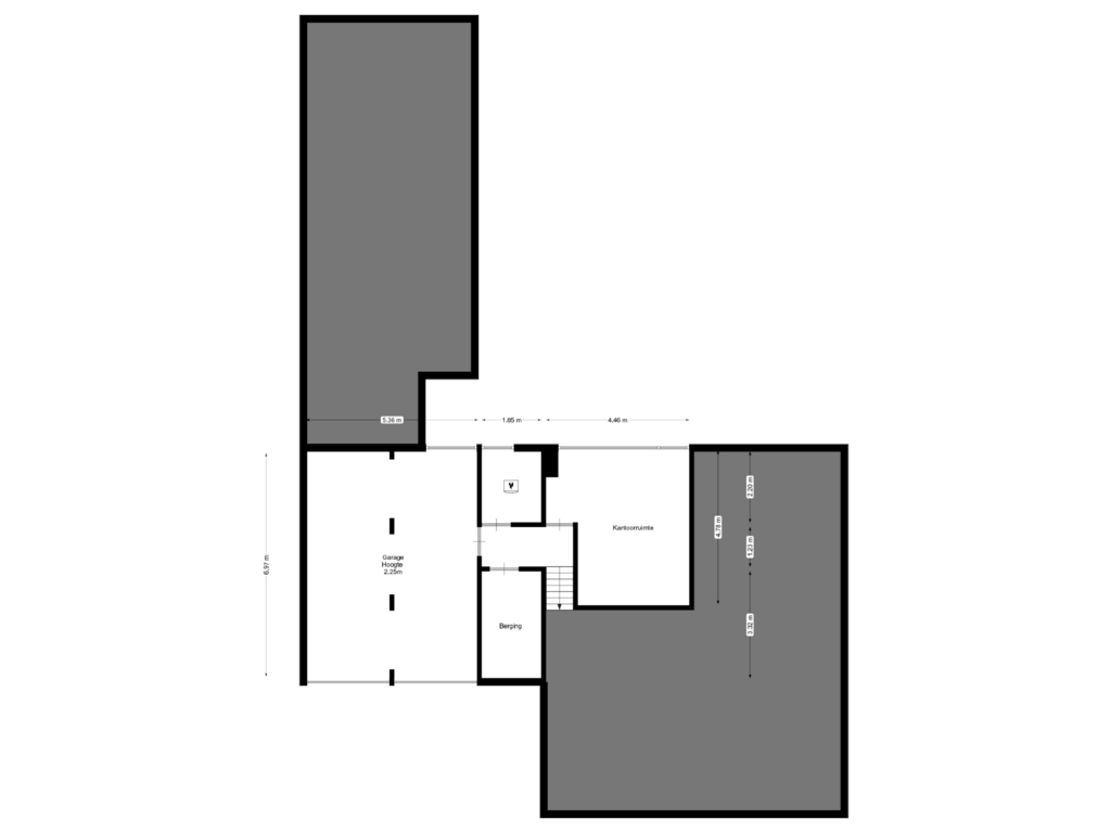 Bekijk plattegrond van Souterrain van Foekenlaan 12