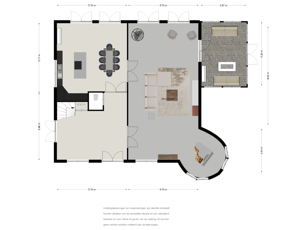 Bekijk plattegrond van First floor van Schuddebeursdijk 2