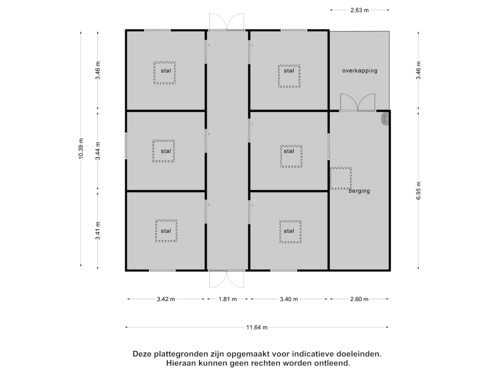 Bekijk plattegrond van Berging van Bosstraat 68