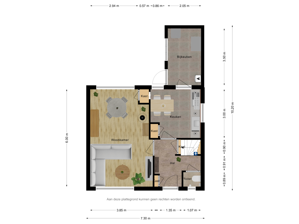 Bekijk plattegrond van BG Beatrixstraat 64 van Prinses Beatrixstraat 64