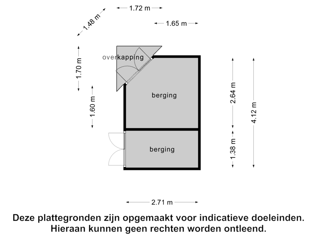 Bekijk plattegrond van Berging 1 van Oosthoek 21