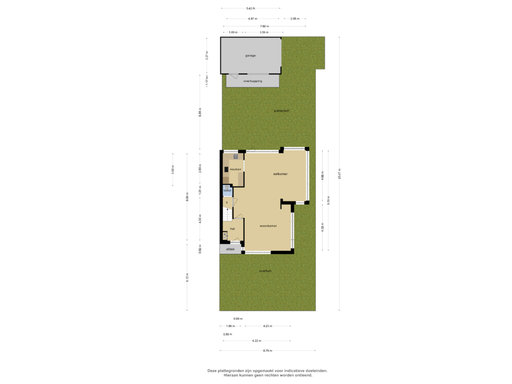 View floorplan of Overzicht woning of Heezerweg 247