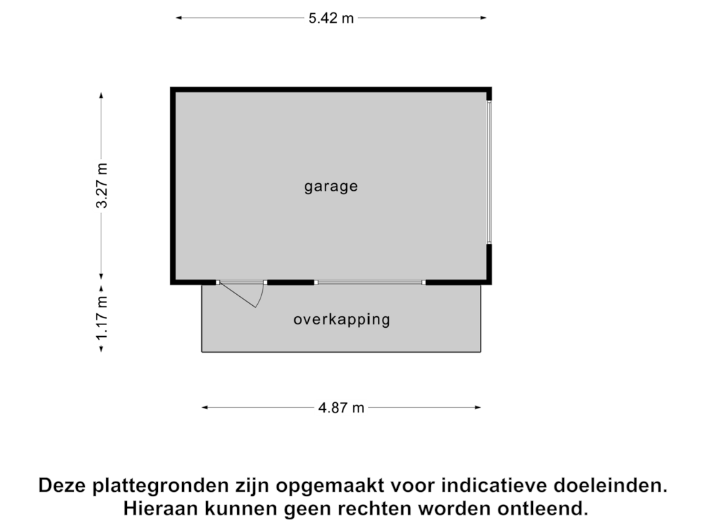 View floorplan of Garage of Heezerweg 247